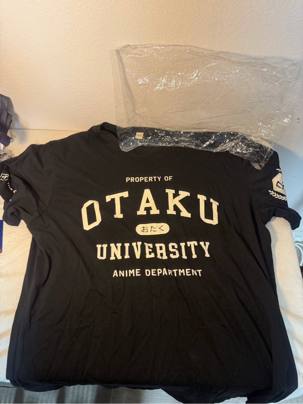 Otaku University Black Graphic Tee - Anime Department